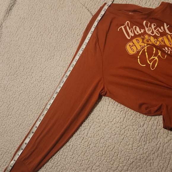 Fall, Thanksgiving Women's, Comfy Casual Soft Crewneck Longsleeve Shirt - Picture 10 of 10